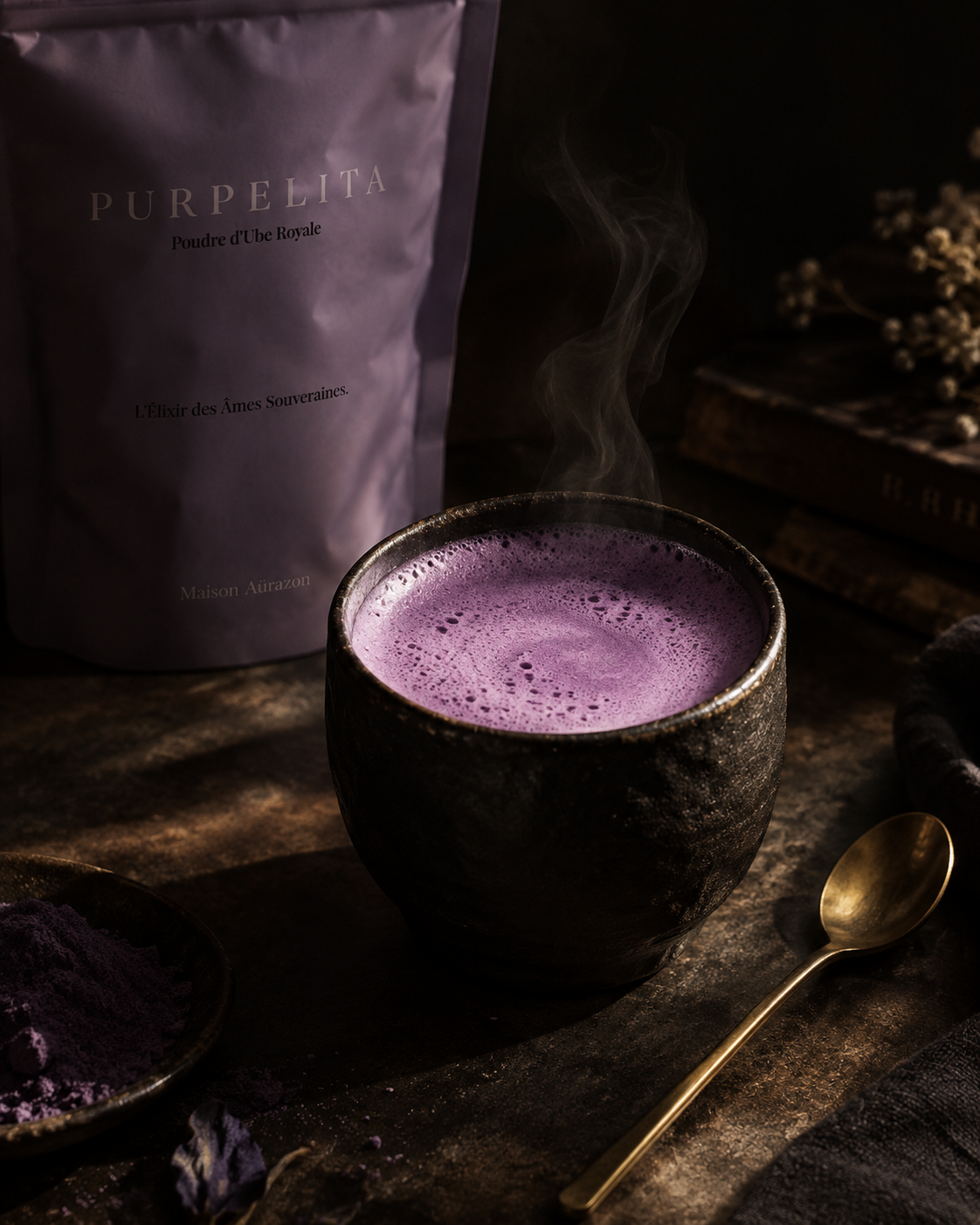 Purpelita : Poudre d'Ube Premium | Maison Aūrazon | 100g