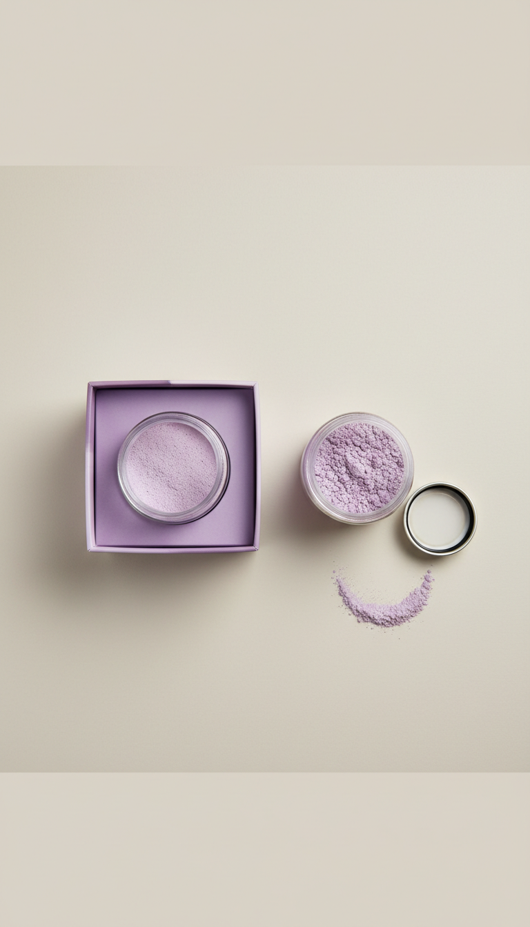 Boîte cadeau poudre d’ube exotique
